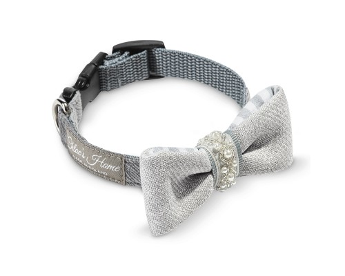 Нашийник для тварин Chloe's Home Perlove сірий M (CLH7679)