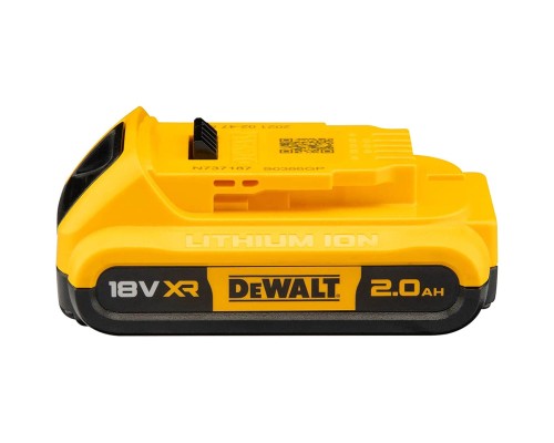 Акумулятор до електроінструменту DeWALT 18V, 2Ah, час заряджання 30 хв, вага 0.4 кг (DCB183_N314783)