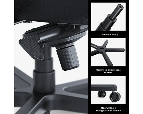 Крісло ігрове Anda Seat Kaiser 4 V2 PVC Size XL Black (AD12YDDC-XLL-20-B-PV/C-03)