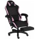 Крісло ігрове GT Racer X-2339 Black/Pink (X-2339 Fabric Black/Pink)