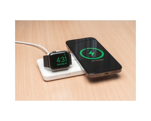 Батарея універсальна YENKEE 10000mAh, PD, 22,5W, 3in1, Qi Wireless, white (YPB 510 / 37000006)
