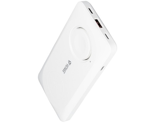 Батарея універсальна YENKEE 10000mAh, PD, 22,5W, 3in1, Qi Wireless, white (YPB 510 / 37000006)