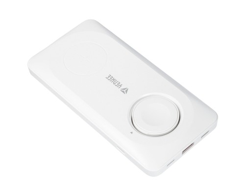 Батарея універсальна YENKEE 10000mAh, PD, 22,5W, 3in1, Qi Wireless, white (YPB 510 / 37000006)