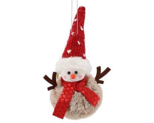 Ялинкова іграшка Chomik Санта, ведмедик, сніговик 10 х 12 см (5900779900561_1)