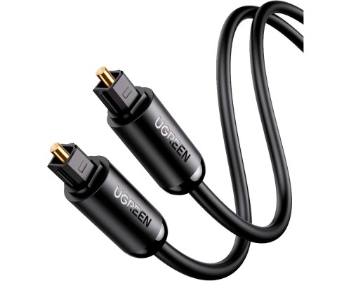 Кабель мультимедійний Optical Toslink 3.0m AV122 black Ugreen (70893)