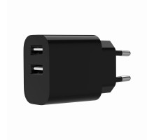 Зарядний пристрій Gembird 2xUSB 12W black (TA-UC-2A12-01-BK)