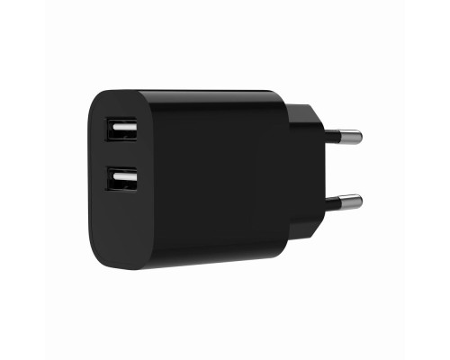 Зарядний пристрій Gembird 2xUSB 12W black (TA-UC-2A12-01-BK)
