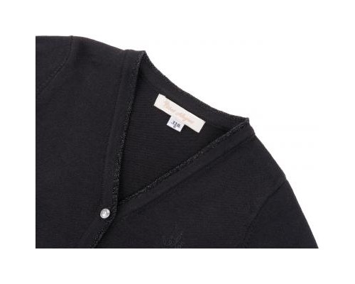 Кофта дитяча Breeze в'язана на гудзиками (V-1306-116G-black)