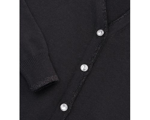 Кофта дитяча Breeze в'язана на гудзиками (V-1306-116G-black)