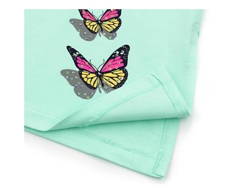 Плаття дитяче Breeze туніка з метеликами (10262-152G-green)
