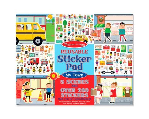 Набір для творчості Melissa&Doug Багаторазові наклейки Моє місто (MD19114) Набір для творчості Melissa&Doug Багаторазові наклейки Моє місто (MD19114)