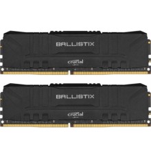 Модуль пам'яті для комп'ютера DDR4 16GB (2x8GB) 3200 MHz Ballistix Black Micron (BL2K8G32C16U4B)