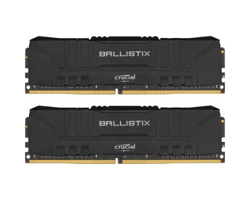 Модуль пам'яті для комп'ютера DDR4 16GB (2x8GB) 3200 MHz Ballistix Black Micron (BL2K8G32C16U4B)