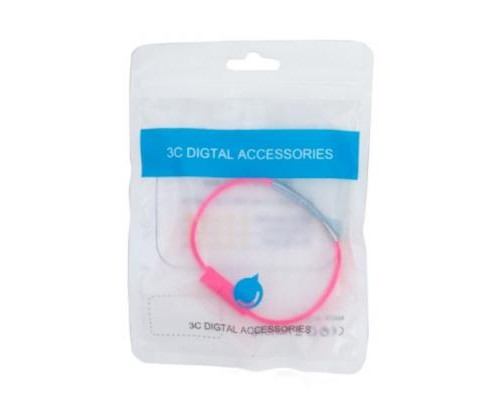 Дата кабель USB 2.0 AM to Type-C 0.18m pink Extradigital (KBU1780)