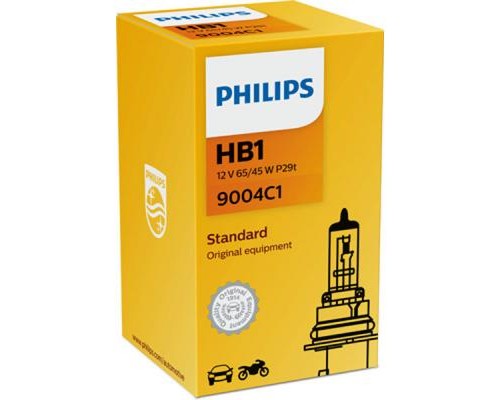 Автолампа Philips галогенова 65/45W (9004C1)