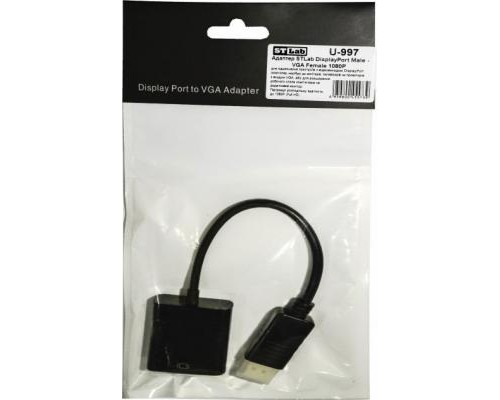 Перехідник ST-Lab DisplayPort Male - VGA Female, 1080P (U-997)