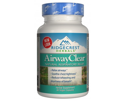 Трави Ridgecrest Herbals Натуральний Респіраторний Комплекс, AirwayClear, RidgeCrest (RCH120)