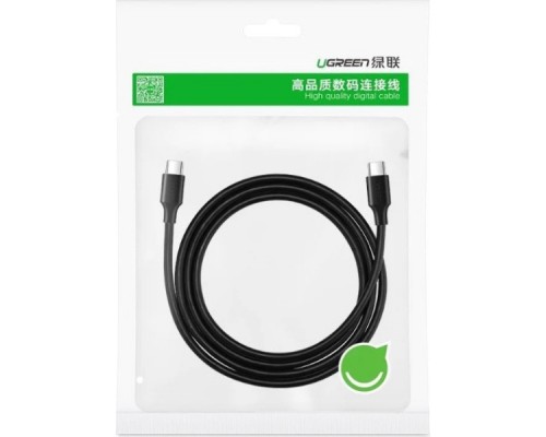 Дата кабель USB-C to USB-C 0.5m US286 3A (Black) Ugreen (50996)