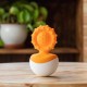 Брязкальце Fat Brain Toys прорізувач-неваляшка dimpl wobl помаранчевий (F2172ML)