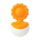 Брязкальце Fat Brain Toys прорізувач-неваляшка dimpl wobl помаранчевий (F2172ML)