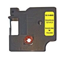 Стрічка для принтера етикеток UKRMARK RL-D-Se-46210-BK/SI Security Label. для DYMO серії D1. 12мм (900293)