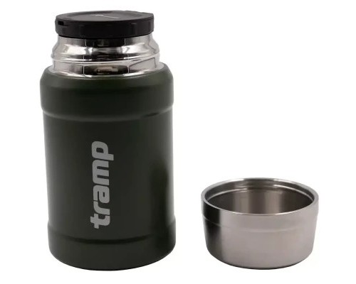 Термос Tramp з широким горлом в чохлі 0.8 л Olive (UTRC-132-olive)