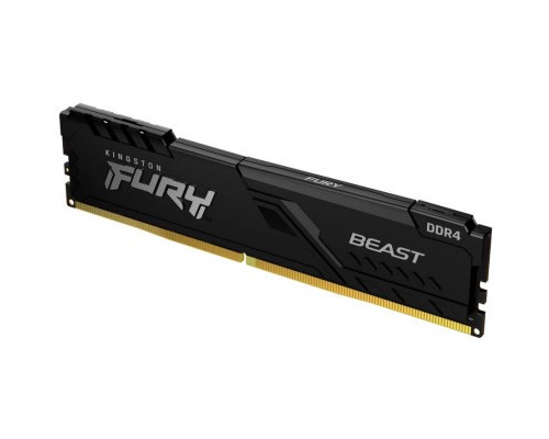 Модуль пам'яті для комп'ютера DDR4 16GB 3200 MHz Beast Black Kingston Fury (ex.HyperX) (KF432C16BB/16) Модуль пам'яті для комп'ютера DDR4 16GB 3200 MHz Beast Black Kingston Fury (ex.HyperX) (KF432C16BB/16)