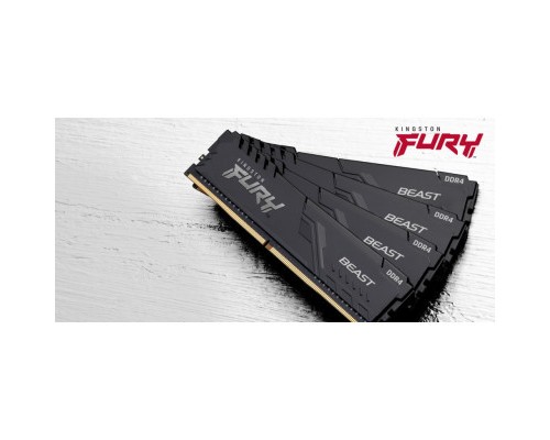Модуль пам'яті для комп'ютера DDR4 16GB 3200 MHz Beast Black Kingston Fury (ex.HyperX) (KF432C16BB/16) Модуль пам'яті для комп'ютера DDR4 16GB 3200 MHz Beast Black Kingston Fury (ex.HyperX) (KF432C16BB/16)