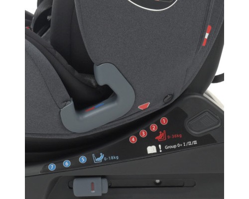 Автокрісло El Camino ME 1093 Memphis Iso-Fix (0-36кг) shadow black (ME 1093 shadow black)