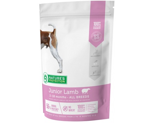 Сухий корм для собак Nature's Protection Junior Lamb All breeds 500 г (NPS45745) Сухий корм для собак Nature's Protection Junior Lamb All breeds 500 г (NPS45745)