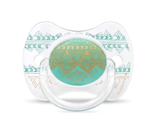 Пустушка Suavinex Couture 0-4 міс зелена (304209)