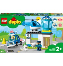 Конструктор LEGO DUPLO Town Поліцейська ділянка та вертоліт 40 деталей (10959)