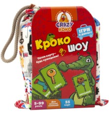 Настільна гра Vladi Toys Гра в мішечку Крокошоу (укр) (VT8077-10)