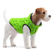 Курточка для тварин Collar AiryVest UNI двостороння S 33 салатово-чорна (2522)