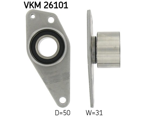 Ролик натягувача ременя SKF VKM 26101