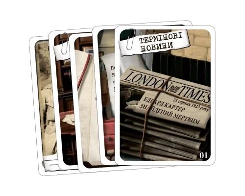 Настільна гра Geekach Games Шерлок. Смерть археолога (Sherlock: The Tomb of the Archaeologist) (GKCH078S3/GKCH077TA)