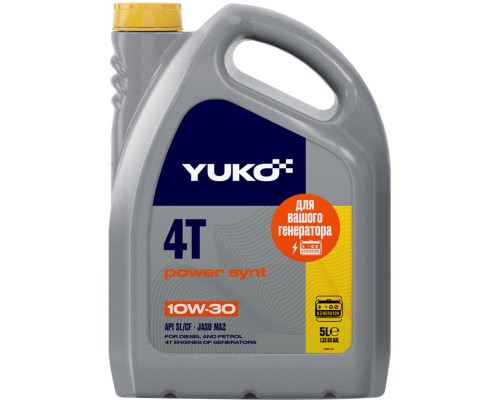 Моторна олива Yuko POWER SYNT 4T 10W-30 5л (4823110402689)
