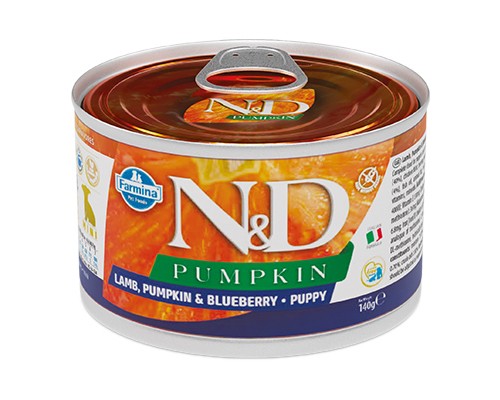 Консерви для собак Farmina N&D Grain Pumpkin Lamb Puppy Mini 140 г (8606014102307)