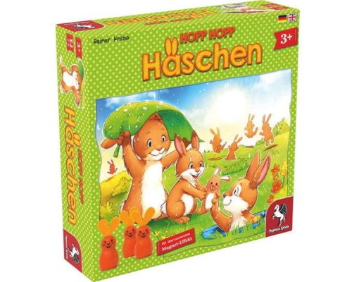 Настільна гра Pegasus Spiele Стрибок-скок, Кролик (Hopp Hopp Haschen) німецька, англійська (PS031)