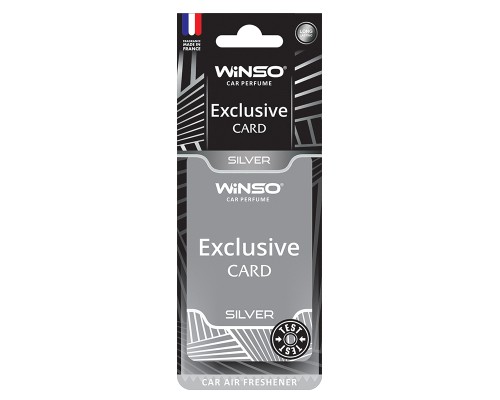 Ароматизатор для автомобіля WINSO Card Exclusive Silver (533170) 