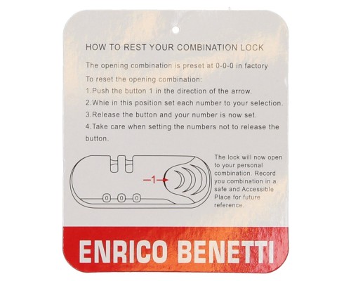 Валіза Enrico Benetti Louisville Steel Blue S (Eb39040 088-50)