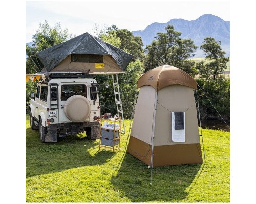 Намет Naturehike NH21ZP005 (душ/туалет) Коричневий (6927595779088)