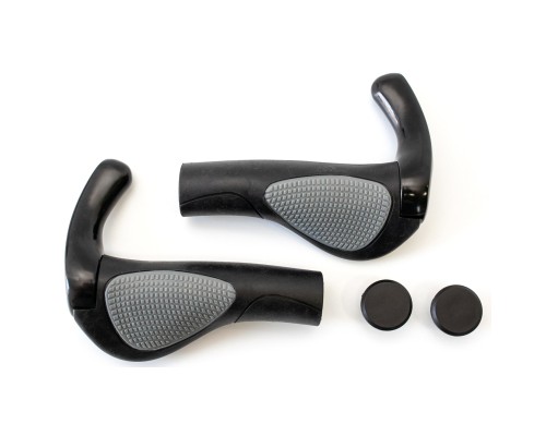 Гріпси Bravvos L130 мм FL-430-1 Black AL (GRI-237)