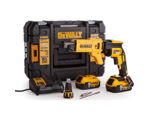 Шуруповерт DeWALT 18V XR Li-Ion, безщітковий, 30/5 Нм, 4400 об/хв, кейс (DCF620P2K)