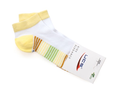 Шкарпетки дитячі UCS Socks в смужку (M0C0201-0089-9G-yellow)