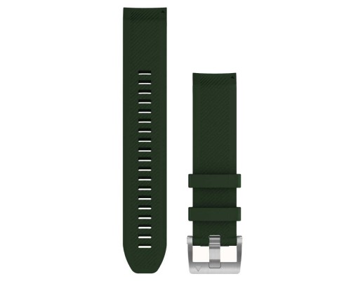 Ремінець до смарт-годинника Garmin MARQ, QuickFit 22m, Pine Green Silicone (010-13008-01)