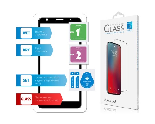 Скло захисне ACCLAB Full Glue ZTE Blade L8 (1283126508899)