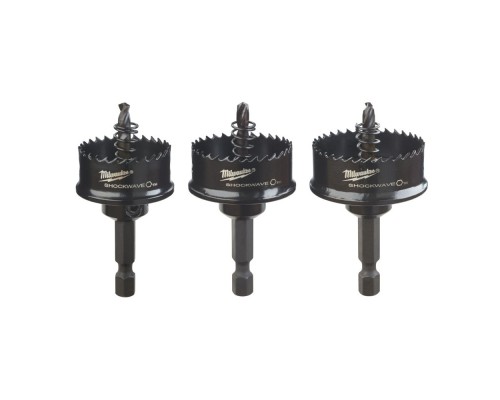 Коронка Milwaukee Shockwave 22/29/35мм 3шт (49224800)