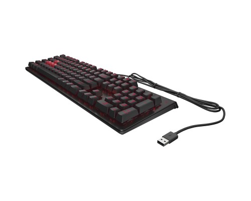 Клавіатура HP OMEN Encoder LED 104key Cherry MX Red USB Black (6YW76AA)
