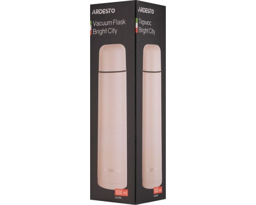 Термос Ardesto Bright City 1000 мл Бежевий (AR2610BG)